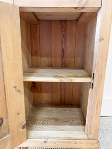 A Charming French Pine Nightstand c1890