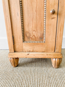 A Charming French Pine Nightstand c1890