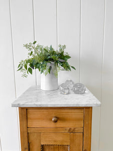 A Charming French Pine Nightstand c1890