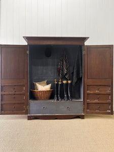 A Handsome English Oak 19th Century Cupboard