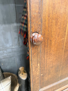 A Handsome English Oak 19th Century Cupboard