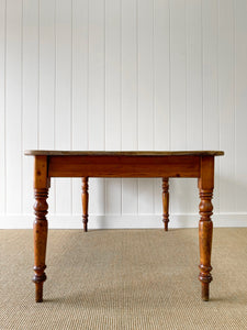 English Country Waxed Pine 5ft Dining Table