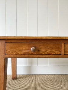 A Large Antique English Country Pine Rustic Coffee Table c1890