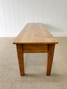 A Large Antique English Country Pine Rustic Coffee Table c1890