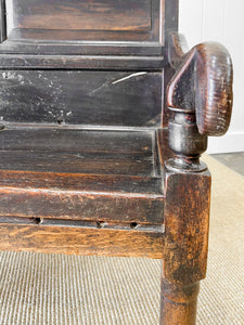 A Large 18th Century English Oak Settle