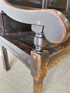 A Large 18th Century English Oak Settle