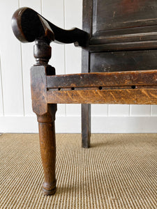 A Large 18th Century English Oak Settle