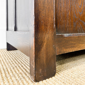 An English Oak Mule Blanket Box or Coffee Table