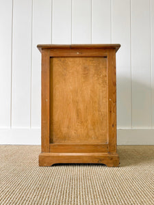 A Charming English Pine Nightstand c1890