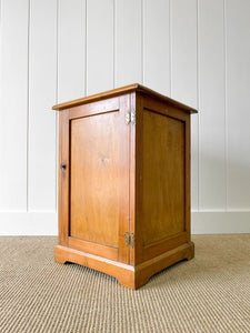 A Charming English Pine Nightstand c1890