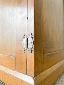 A Charming English Pine Nightstand c1890