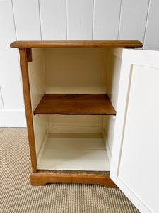 A Charming English Pine Nightstand c1890