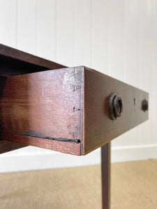 Antique English Drop Leaf Table with Drawer