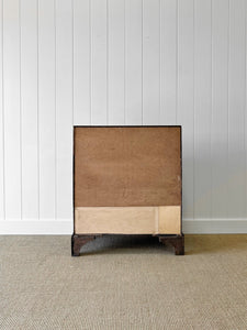 A Beautiful Black English Oak Drop Front Desk