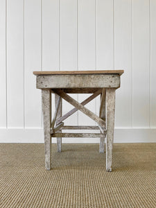 A Delightfully Rustic and Quirky Antique End Table c1890