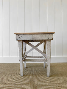 A Delightfully Rustic and Quirky Antique End Table c1890