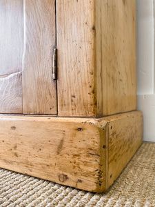 A Charming English Pine Bedside Cabinet c1890