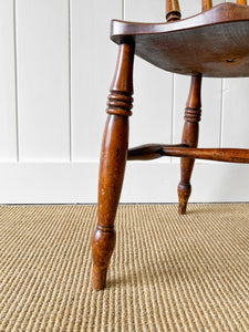 A Pair of Victorian Beech Kitchen Chairs