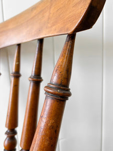 A Pair of Victorian Beech Kitchen Chairs