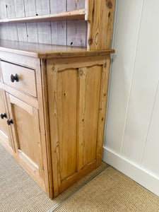 A Monumental 19th Century Welsh Pine Dresser or Cupboard