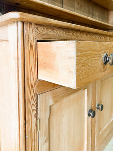 A Monumental 19th Century Welsh Pine Dresser or Cupboard