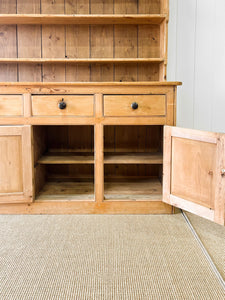 A Monumental 19th Century Welsh Pine Dresser or Cupboard