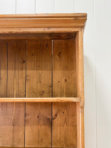 A Monumental 19th Century Welsh Pine Dresser or Cupboard