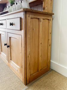 A Monumental 19th Century Welsh Pine Dresser or Cupboard