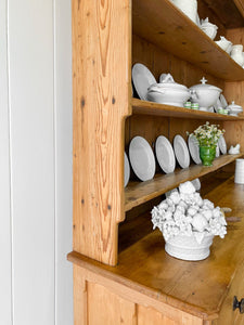 A Monumental 19th Century Welsh Pine Dresser or Cupboard