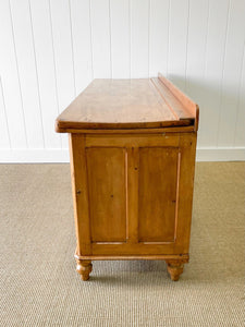 A Large English Country 8 Drawer Pine Buffet or Sideboard c1860