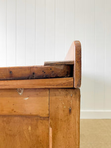 A Large English Country 8 Drawer Pine Buffet or Sideboard c1860