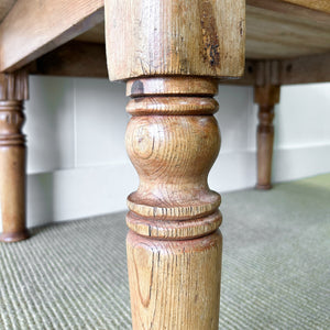 An Antique English Country Pine Coffee Table