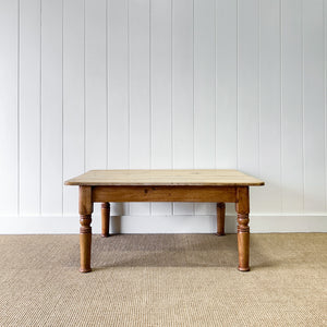 An Antique English Country Pine Coffee Table