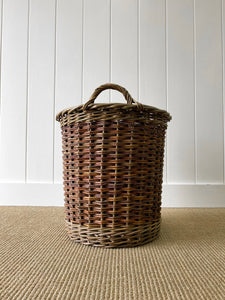 Beautiful Handmade English Log Basket