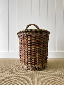 Beautiful Handmade English Log Basket