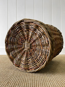 Beautiful Handmade English Log Basket