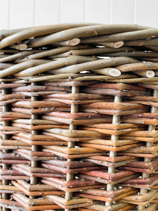 Beautiful Handmade English Log Basket