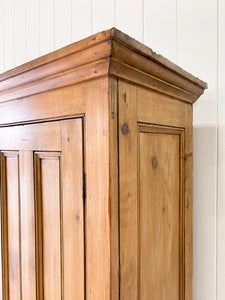 A Handsome English 19th Century Pine Housekeepers Cupboard