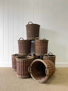 Beautiful Handmade English Log Basket