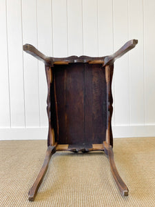 An Antique French Provincial Louis XV Oak Side Table