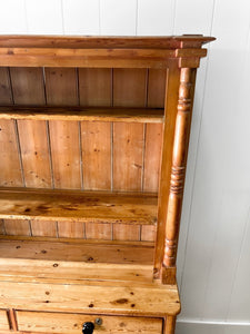 A Large 19th Century Welsh Pine Dresser or Cupboard