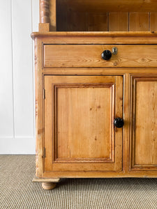 A Large 19th Century Welsh Pine Dresser or Cupboard