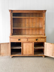 A Large 19th Century Welsh Pine Dresser or Cupboard