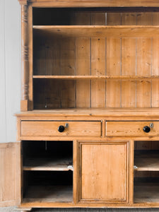 A Large 19th Century Welsh Pine Dresser or Cupboard