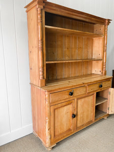 A Large 19th Century Welsh Pine Dresser or Cupboard