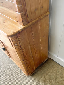 A Large 19th Century Welsh Pine Dresser or Cupboard