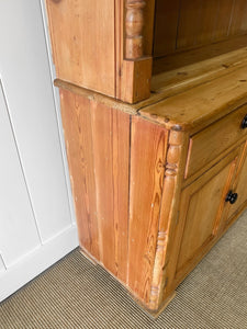 A Large 19th Century Welsh Pine Dresser or Cupboard