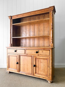 A Large 19th Century Welsh Pine Dresser or Cupboard