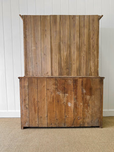 A Delightful 19th Century Pine Glazed Cupboard Cabinet