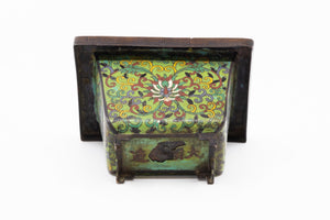 A Small 19th Century Chinese Cloisonné Jardiniere